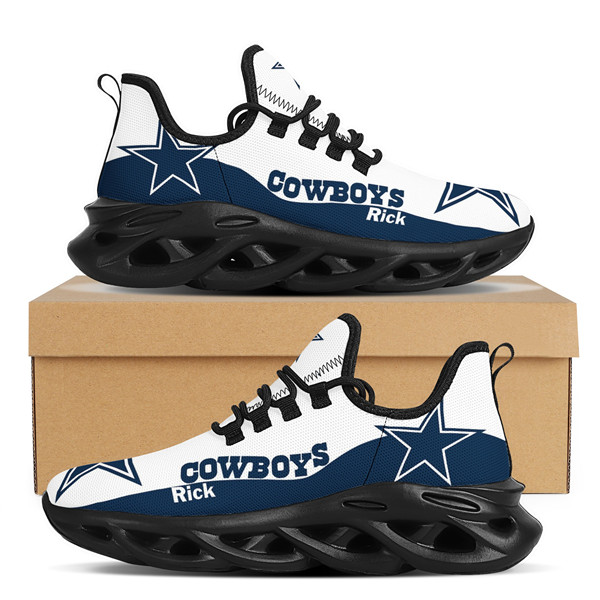 Women's Dallas Cowboys Flex Control Sneakers 013 - Click Image to Close